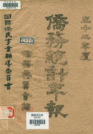 僑務統計年報