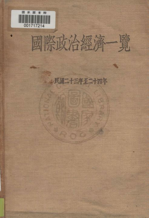 國際政治經濟一覽