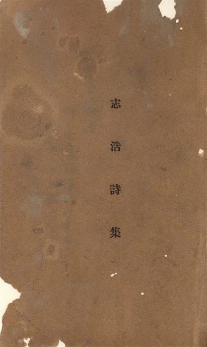 志浩詩集